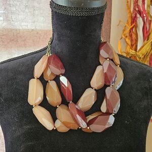 Jewelry Chunky Necklace Neutral